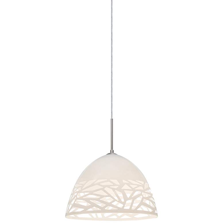Image 2 Besa Kiev 12 1/2" Wide Contemporary White Pendant Light
