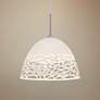 1_Besa Kiev 12 1/2" Wide Contemporary White Pendant Light