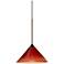 Besa Kona 5 1/2" Wide Sunset/Bronze Mini Pendant