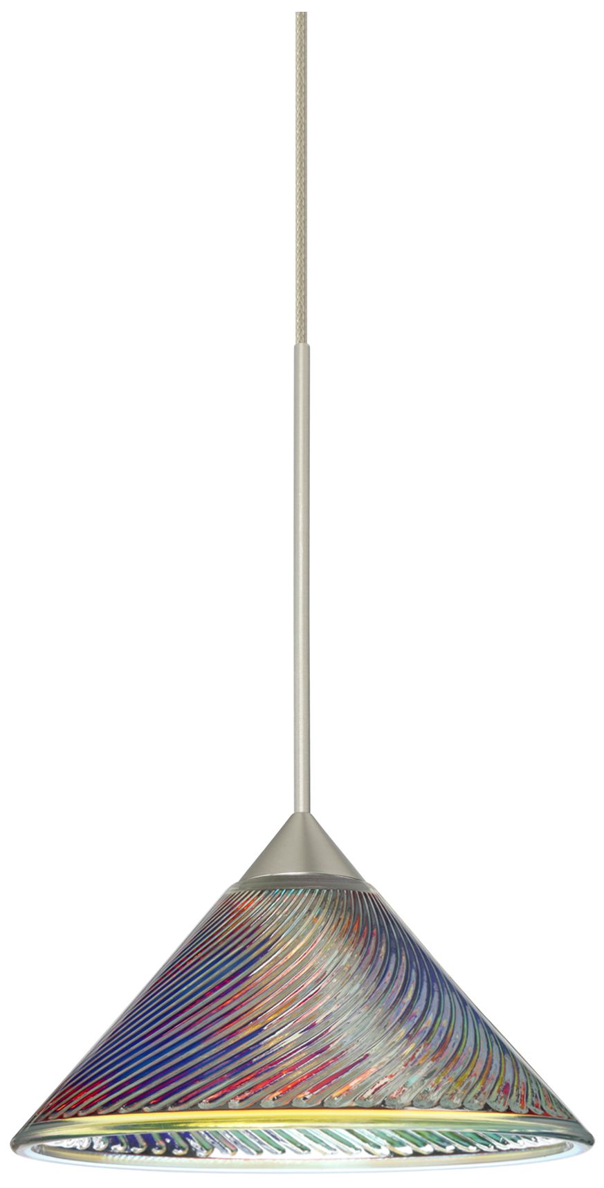 Besa Kona Pendant 5.5 Wide Bronze Finish
