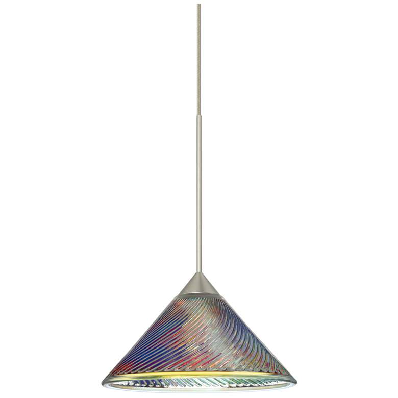 Image 1 Besa Kona Pendant 5.5 Wide White Finish