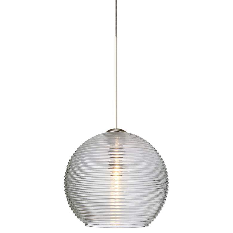 Image 2 Besa Kristall 6" Wide Clear Pendant