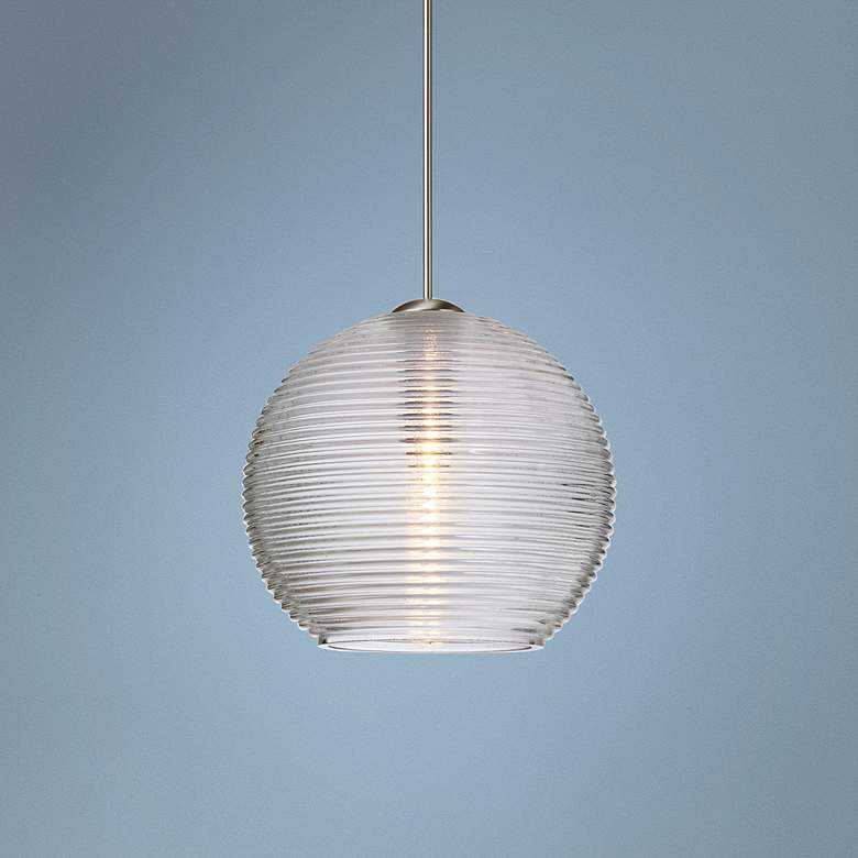 Image 1 Besa Kristall 6" Wide Clear Pendant