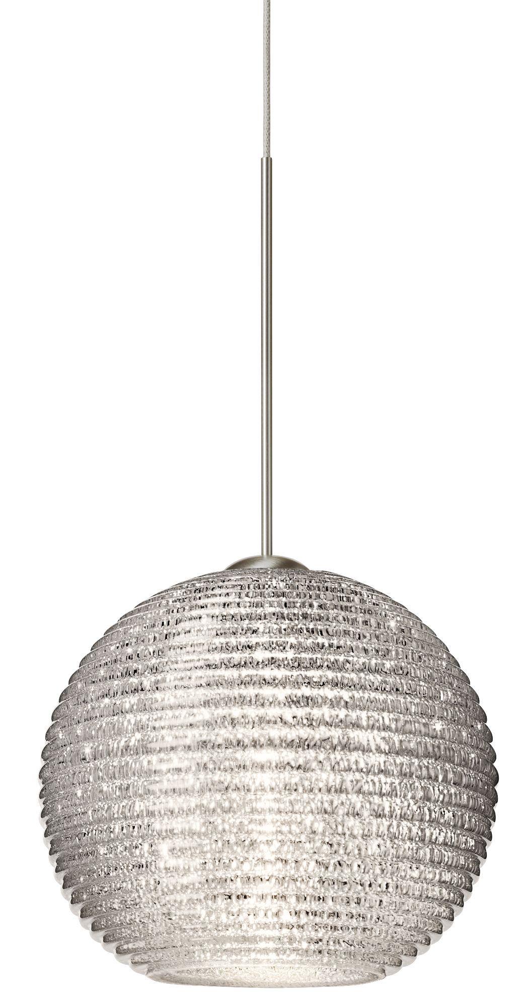 glitter pendant light