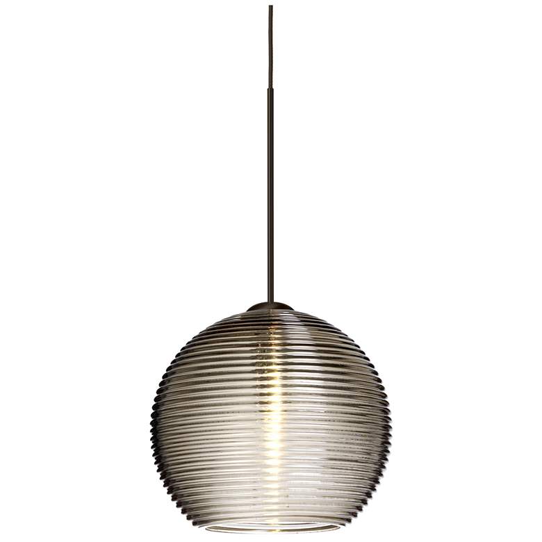 Image 1 Besa Kristall 6 Pendant 6 Wide White Finish