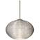 Besa Lasso 4 3/4" Wide Glitter/Satin Nickel LED Mini Pendant