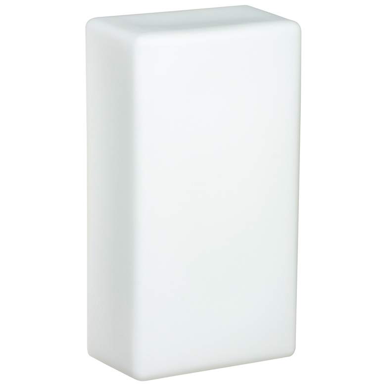 Image 1 Besa Lido 8 1/2" High Opal Matte Outdoor Wall Sconce