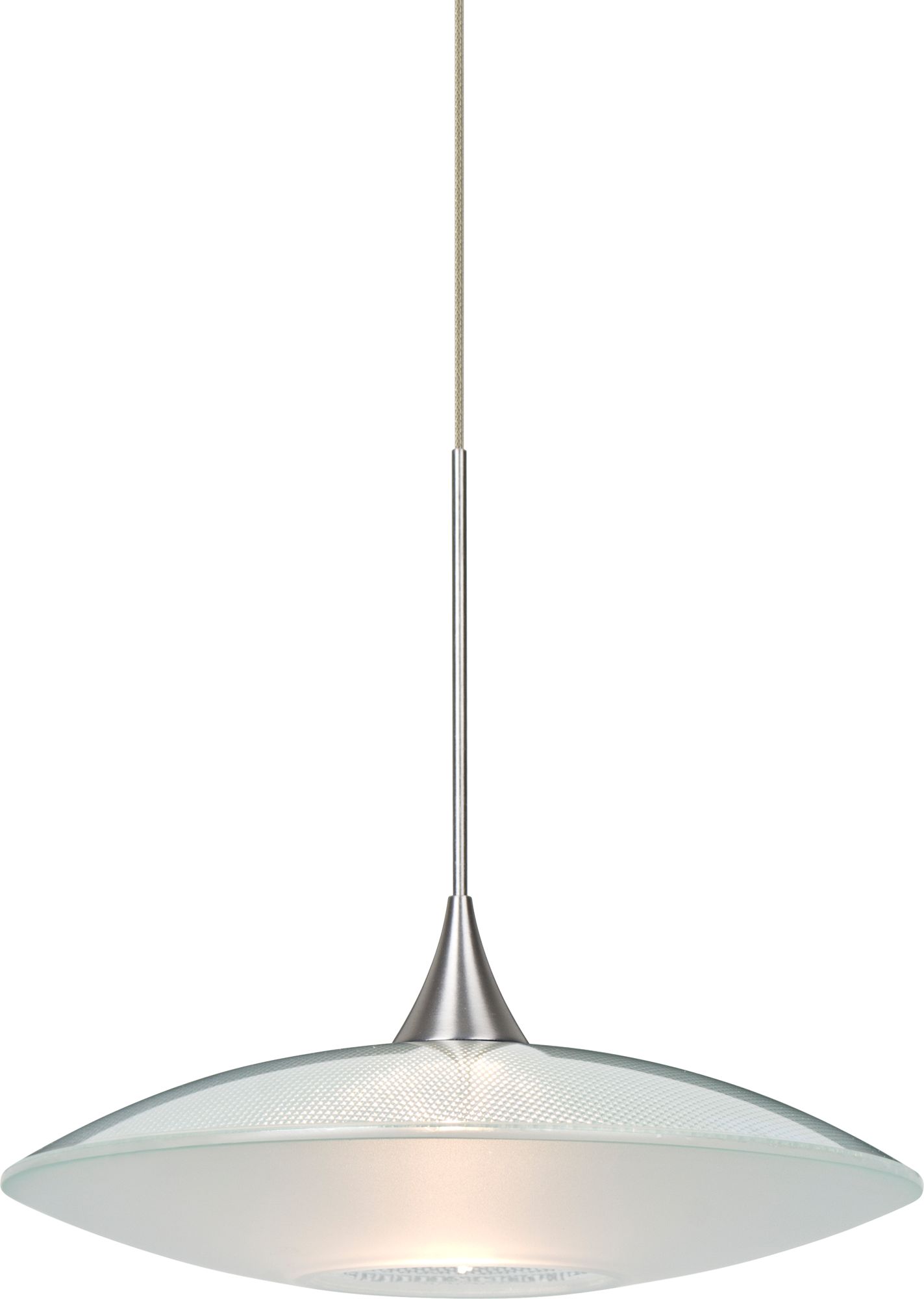 Besa Lighting Besa Spazio Cord Pendant Brushed Nickel Collection