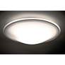 3_Besa Luma 18" Wide Slim Opal Glass Ceiling Light more views