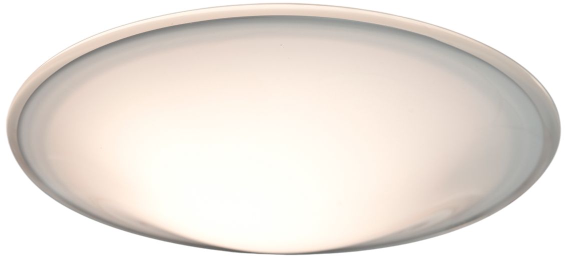 Besa Luma 18" Wide Slim Opal Glass Ceiling Light - Made to Order