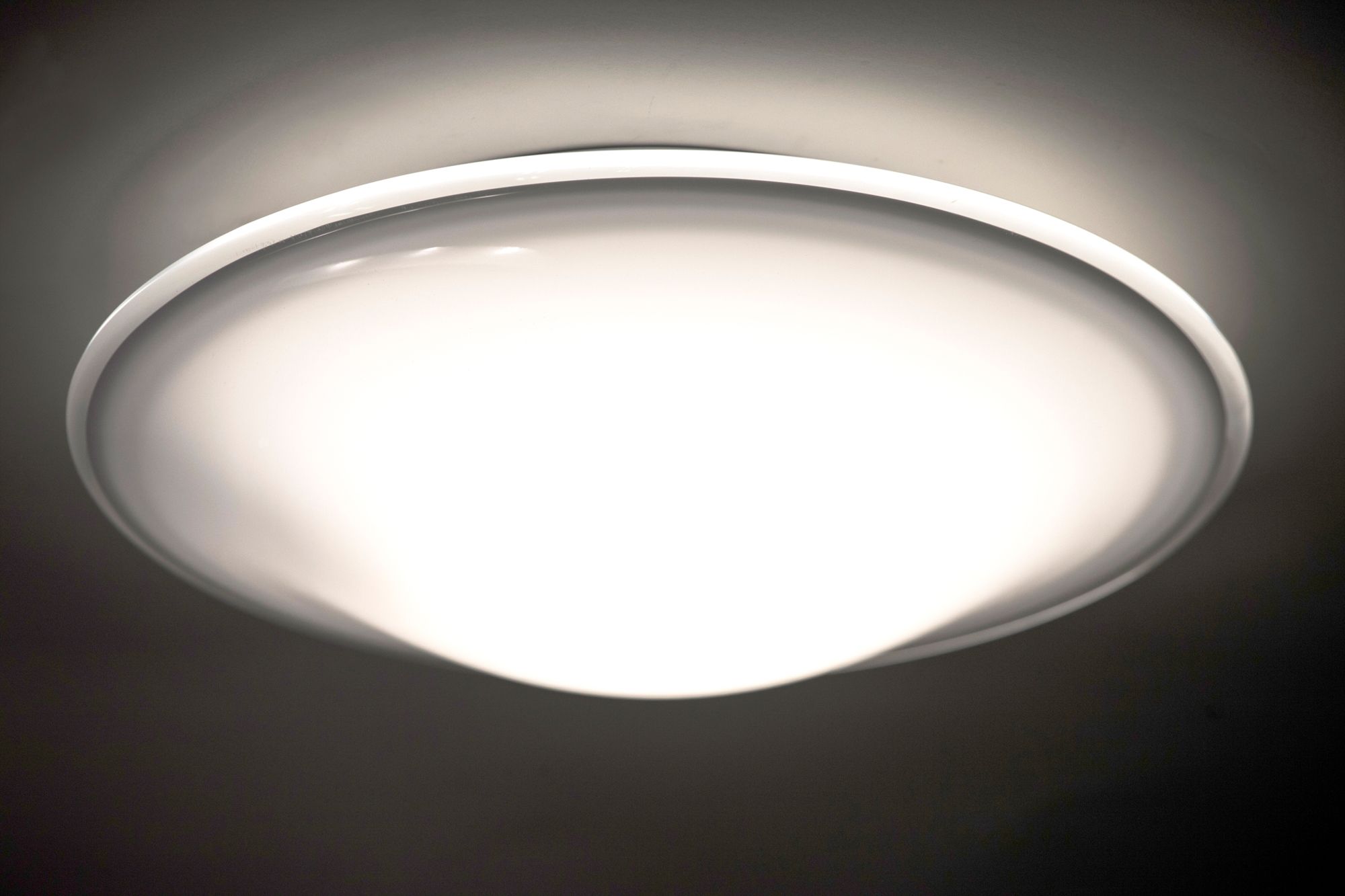 Image 3 Besa Luma 18" Wide Slim Opal Glass Ceiling Light - Made to Order more views