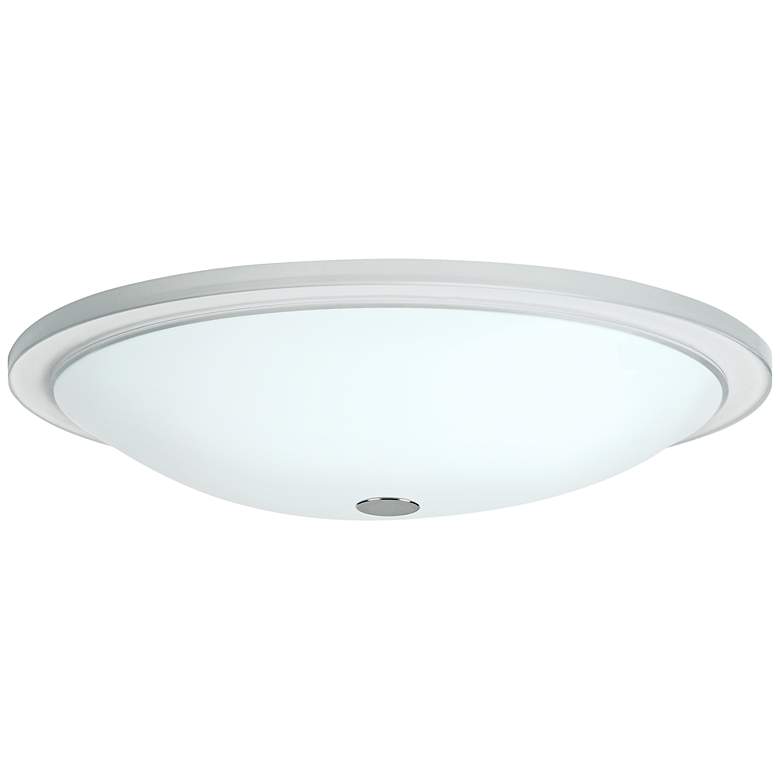 Image 1 Besa Manta 13 1/2" Wide Opal Glass Ceiling Light