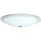Besa Manta 13 1/2" Wide Opal Glass Ceiling Light