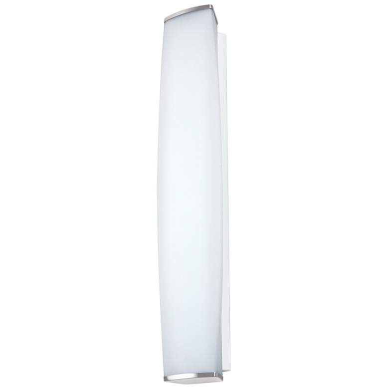 Image 1 Besa Miranda 26 Wall Sconce - Satin White decor, Chrome