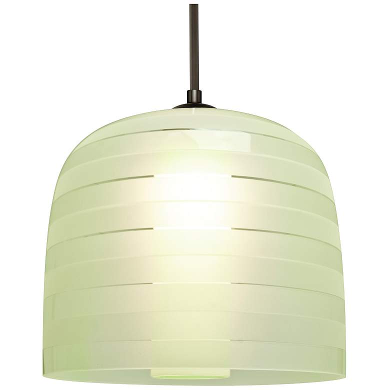 Image 1 Besa Mitzi 10 Pendant 9.875 Wide Bronze Finish