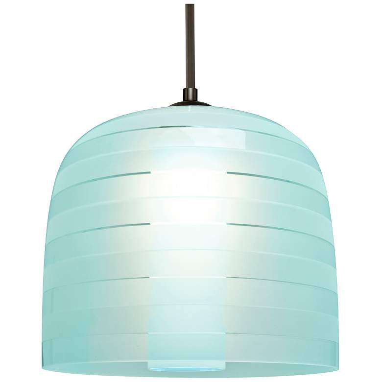 Image 1 Besa Mitzi 10 Pendant 9.875 Wide Bronze Finish