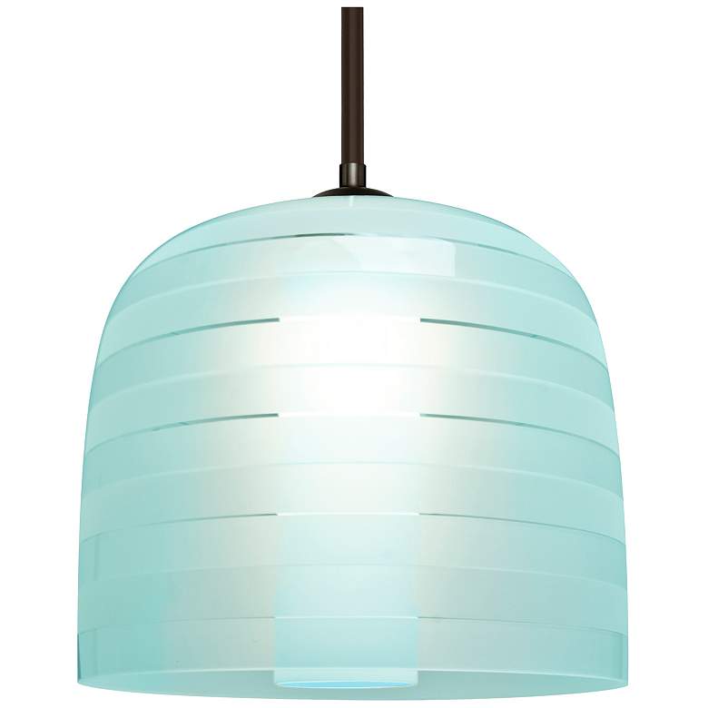 Image 1 Besa Mitzi 10 Pendant 9.875 Wide Bronze Finish
