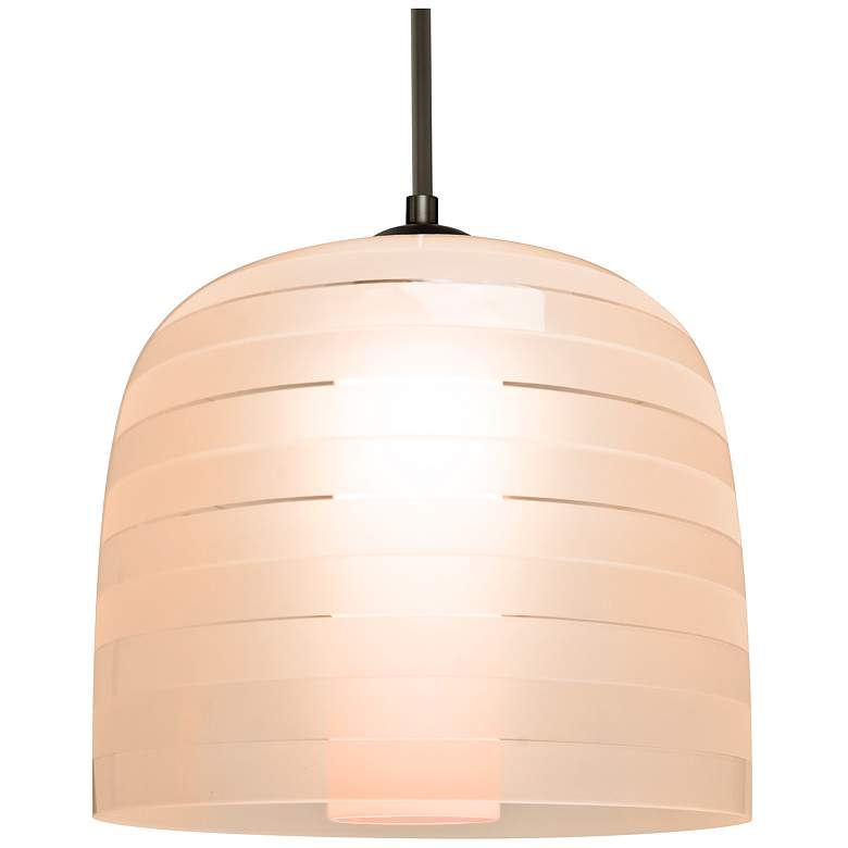 Image 1 Besa Mitzi 10 Pendant 9.875 Wide Satin Nickel Finish