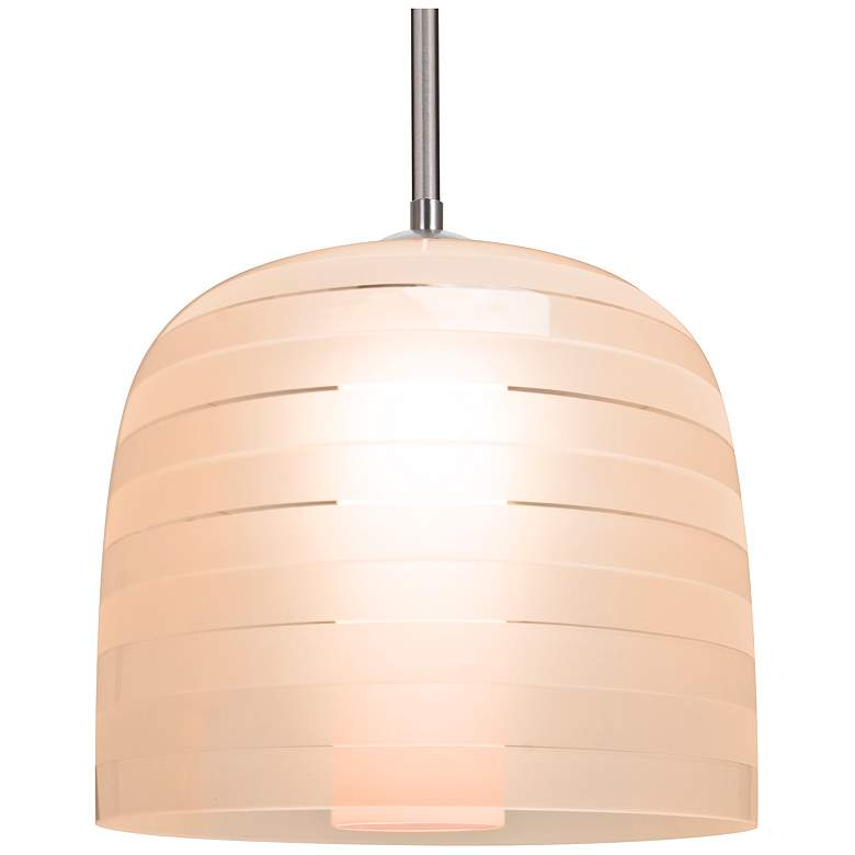Image 1 Besa Mitzi 10 Pendant 9.875 Wide Satin Nickel Finish