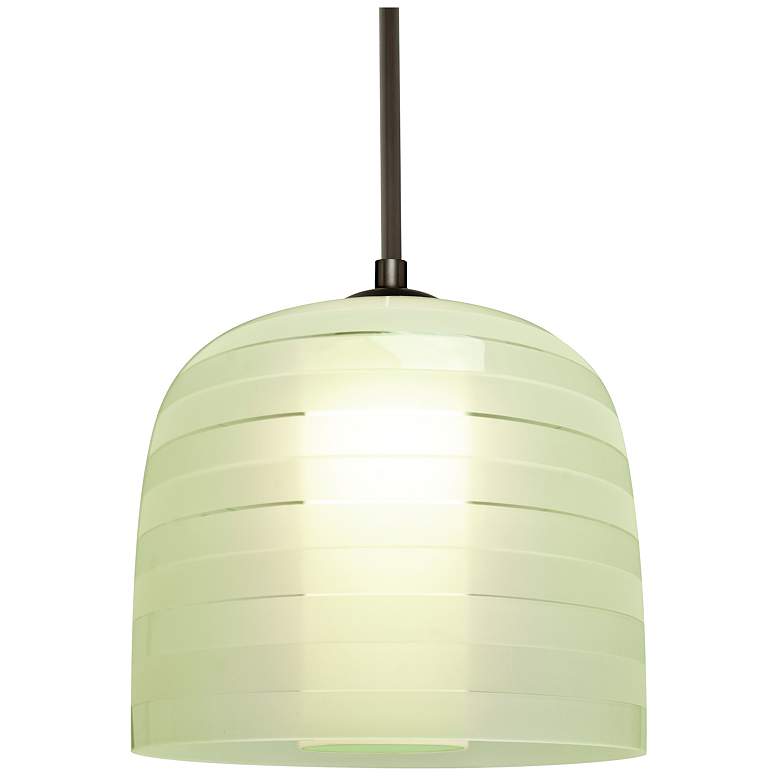 Image 1 Besa Mitzi 7 Pendant 7.375 Wide Bronze Finish