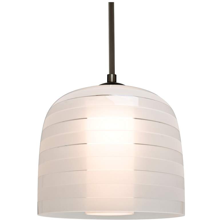 Image 1 Besa Mitzi 7 Pendant 7.375 Wide Bronze Finish