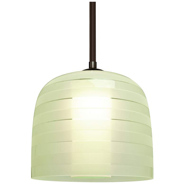 Image 1 Besa Mitzi 7 Pendant 7.375 Wide Bronze Finish