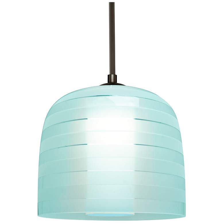 Image 1 Besa Mitzi 7 Pendant 7.375 Wide Satin Nickel Finish