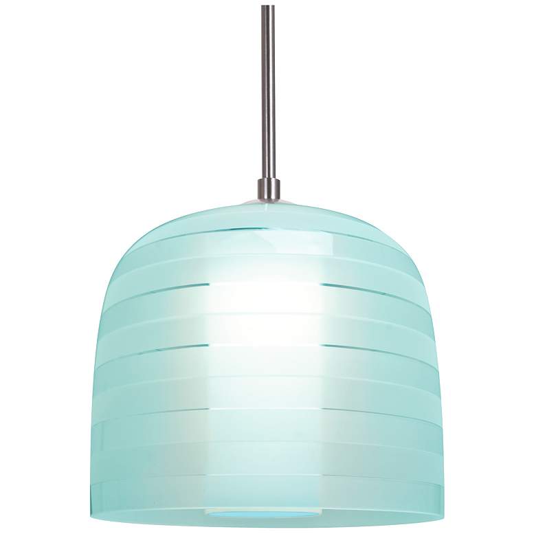 Image 1 Besa Mitzi 7 Pendant 7.375 Wide Satin Nickel Finish