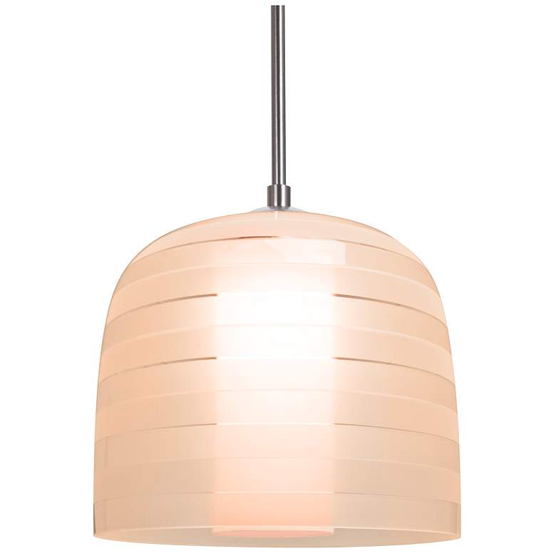Image 1 Besa Mitzi 7 Pendant 7.375 Wide Satin Nickel Finish