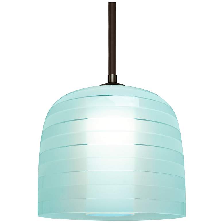 Image 1 Besa Mitzi 7 Pendant 7.375 Wide Satin Nickel Finish