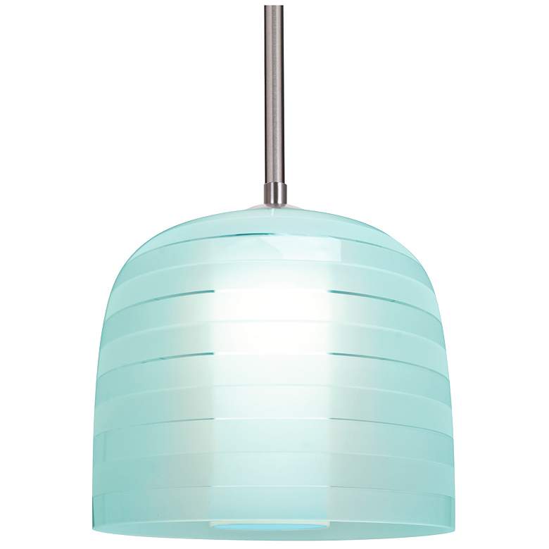 Image 1 Besa Mitzi 7 Pendant 7.375 Wide Satin Nickel Finish
