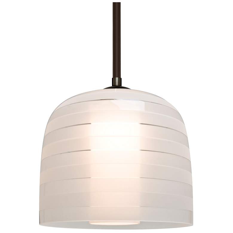 Image 1 Besa Mitzi 7 Pendant 7.375 Wide Satin Nickel Finish