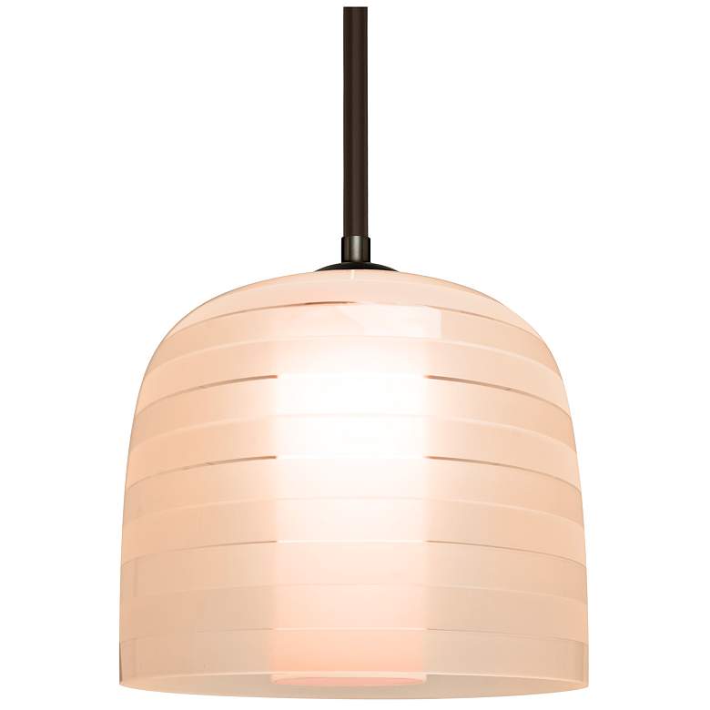 Image 1 Besa Mitzi 7 Pendant 7.375 Wide Satin Nickel Finish