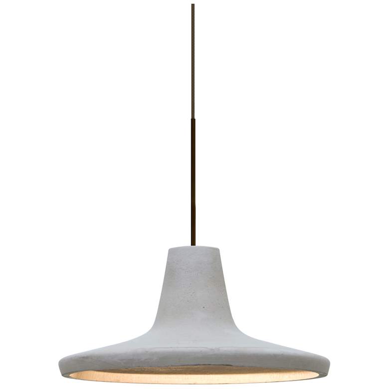 Image 1 Besa Modus Pendant 9 Wide Bronze Finish
