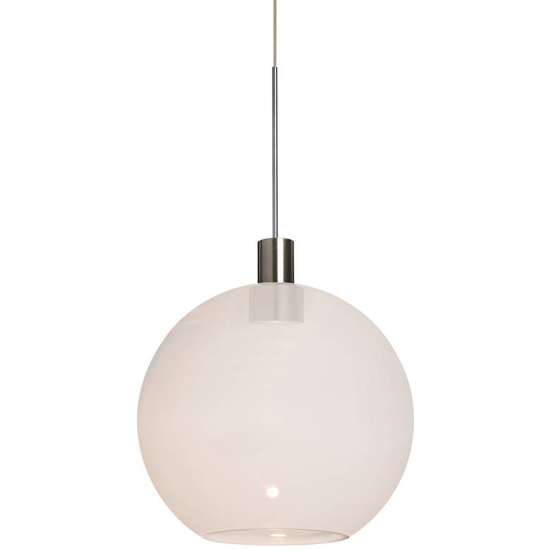 Image 1 Besa Newton 8 7 3/4" Wide Milky White Glass LED Mini Pendant