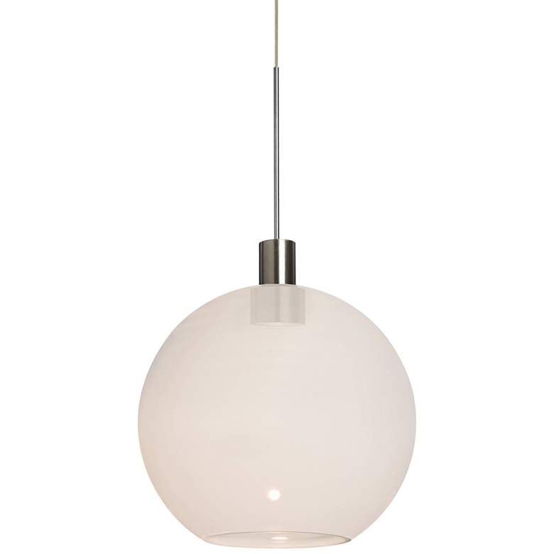 Image 1 Besa Newton 8 7 3/4 inch Wide Milky White Glass LED Mini Pendant