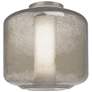 Besa Niles 10" Wide Modern Opal and Smoke Glass Bubble Ceiling Light