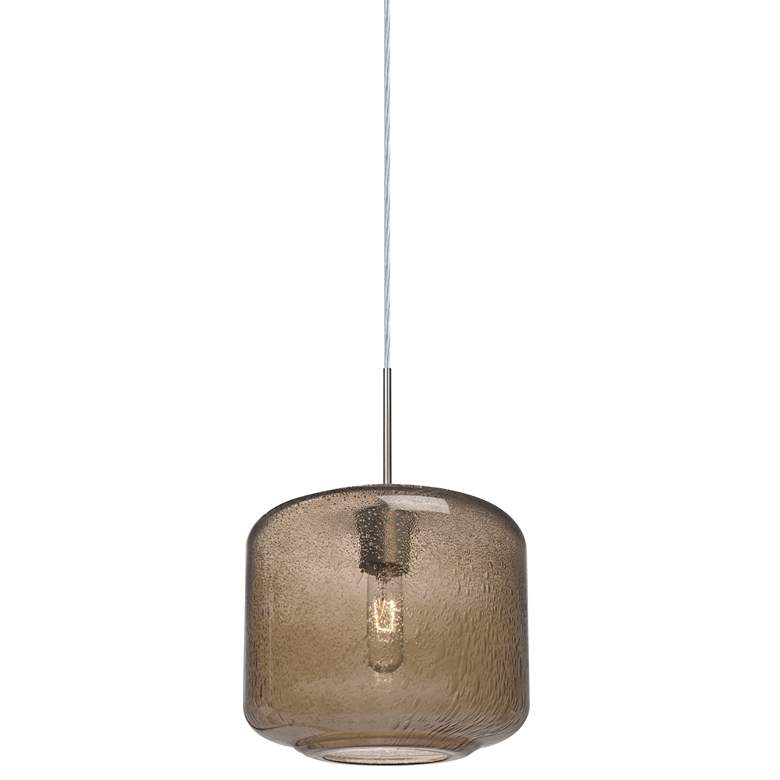 Image 2 Besa Niles 9 1/2" Wide Smoke Glass Mini Pendant