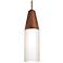 Besa Nini Pendant 3.75 Wide Bronze Finish