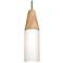 Besa Nini Pendant 3.75 Wide Satin Nickel Finish