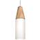Besa Nini Pendant 3.75 Wide Satin Nickel Finish