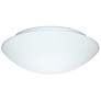 2_Besa Nova 12 1/2" Wide Modern Dome Button White Ceiling Light