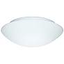 1_Besa Nova 16" Wide White Ceiling Light