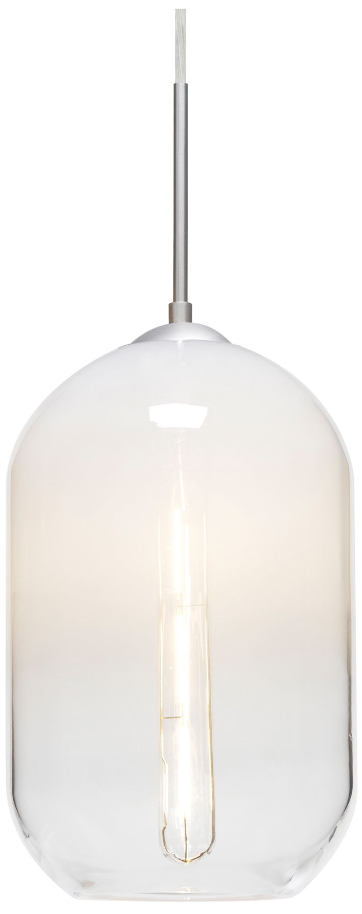 Besa Omega 12 Pendant 7.25 Wide Gray Finish - Made to Order