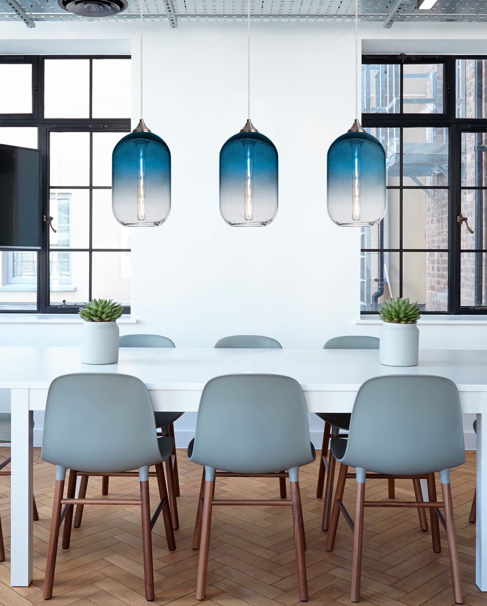 Image 2 Besa Omega 12 Pendant 7.25 Wide White Finish more views