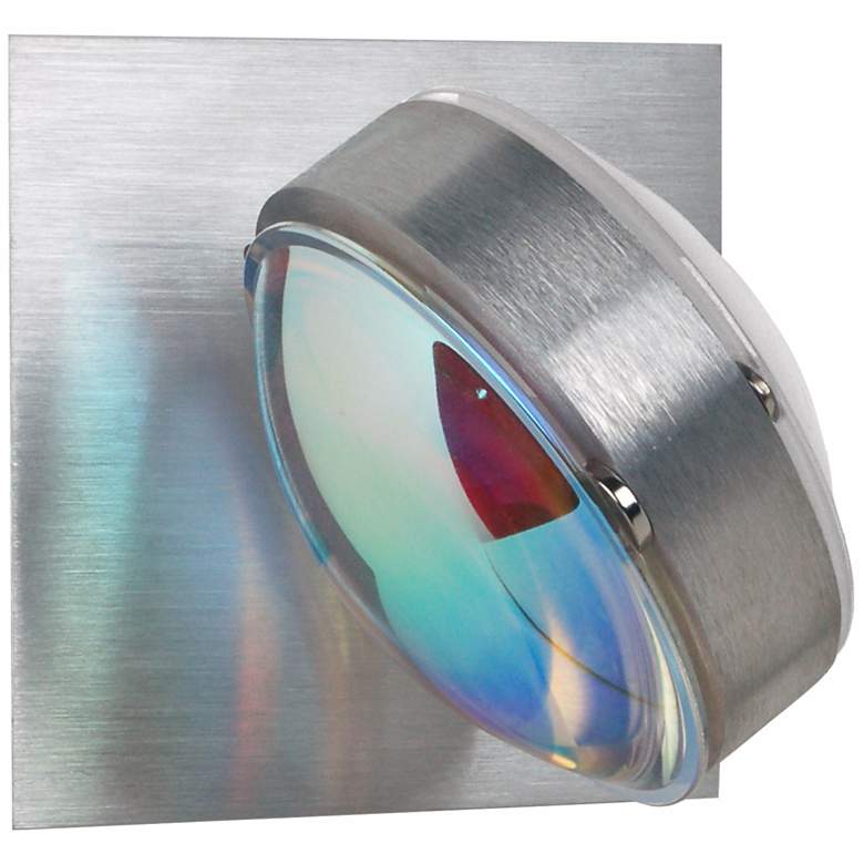 Image 1 Besa Optos 3 1/2" Wide Aluminum Cool and Warm Wall Sconce