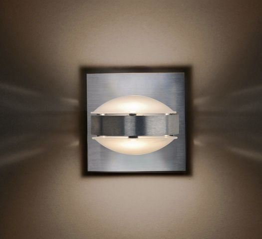 Image 2 Besa Optos 3 1/2" Wide Aluminum Frost and Frost Wall Sconce - Made to Order more views