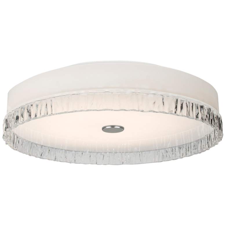 Image 1 Besa Paco 12 inch Wide Clear and Opal Glass LED Ceiling Light