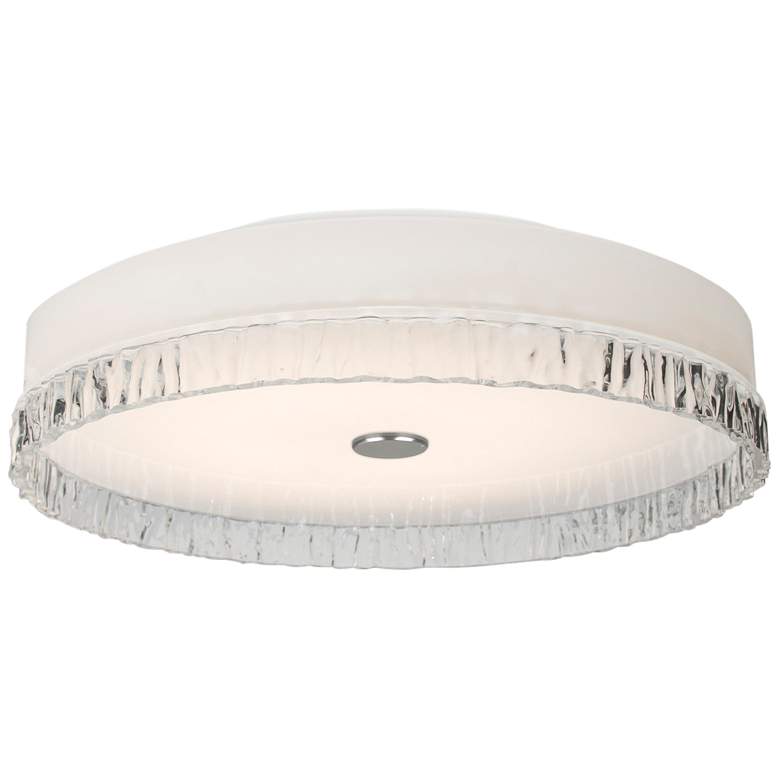 Image 1 Besa Paco 12" Wide Clear and Opal Glass LED Ceiling Light