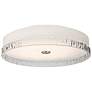 Besa Paco 12" Wide Clear and Opal Glass LED Ceiling Light